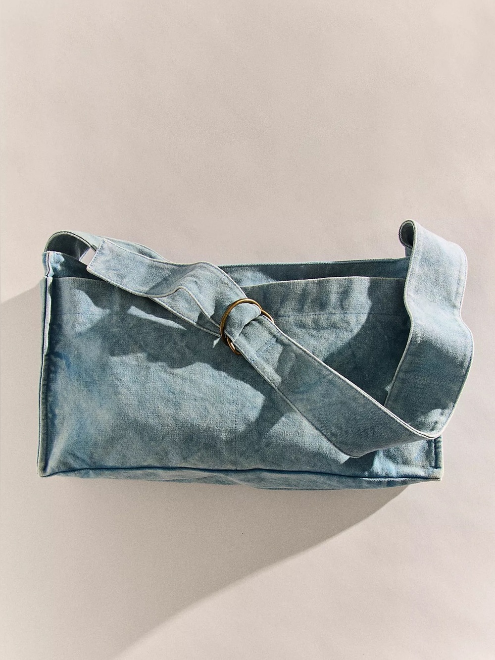 NWT Free People Camp Crush Sling Bag ~ Blue - Picture 6 of 11